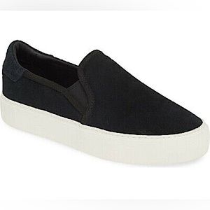 UGG black suede sneakers